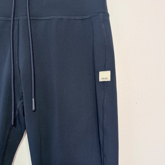 Vuori Daily Legging Navy Blue High Rise Drawstring Yoga Pants VW323 Womens Small - Picture 3 of 6